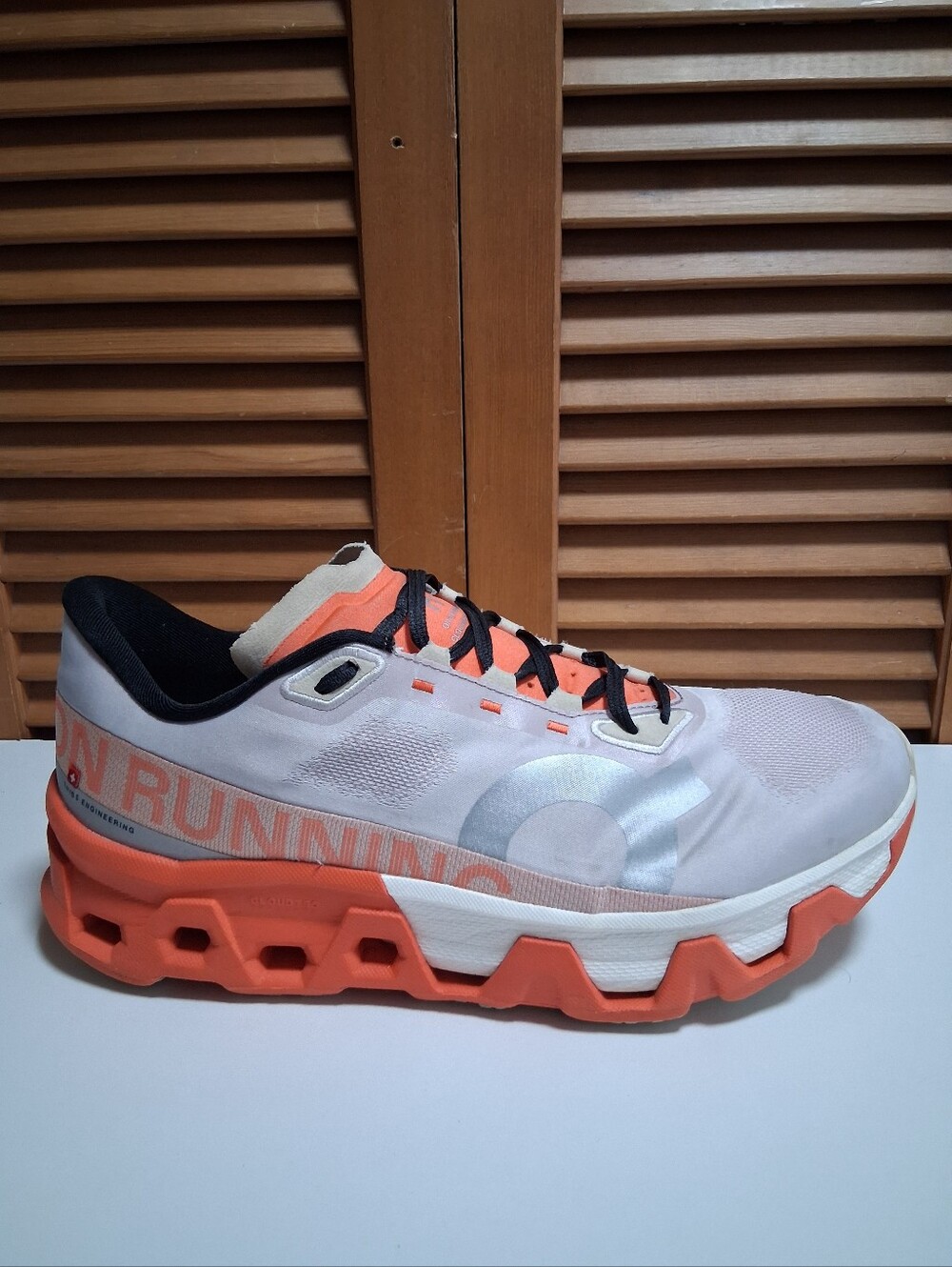 On Cloudmonster Hyper Mauve/Flame Men's Running Shoe * Size: 12.5